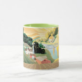 Grant Wood - Stone City, Iowa Tasse (Zentrum)