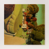Grant Wood - The Birthplace of Herbert Hoover Puzzle (Horizontal)