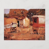 Grant Wood - The Horsetraders Postkarte (Vorderseite)
