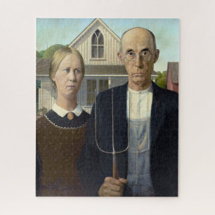 Grant Wood's American Gothic Puzzle
