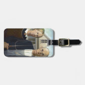 Grant Woods amerikanische Gotik Gepäckanhänger (Vorderseite horizontal)