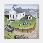 Grant Wood's Arbor Day artwork, Magnet (Vorne)