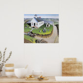 Grant Wood's Arbor Day artwork Poster (Küche)