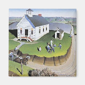 Grant Woods Arbor-Day-Kunstwerk, Magnet (Vorne)