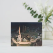 Grant Wood's The Midnight Ride of Paul Revere Postkarte (Stehend Vorderseite)