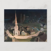 Grant Wood's The Midnight Ride of Paul Revere Postkarte (Vorderseite)