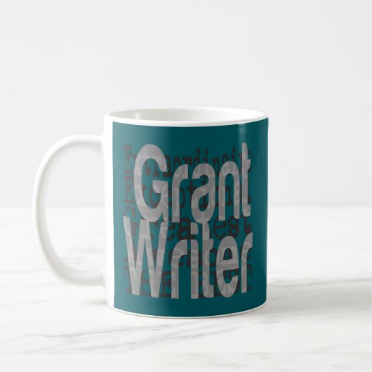 Grant Writer Außerordentliche Kaffeetasse (Links)