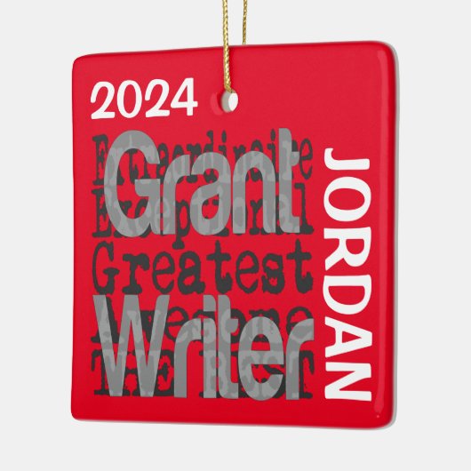 Grant Writer Extraordinaire CUSTOM Keramikornament (Links)