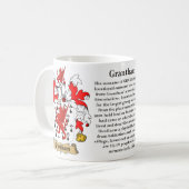 Grantham, der Ursprung, die Bedeutung und das Kaffeetasse (Vorderseite Links)