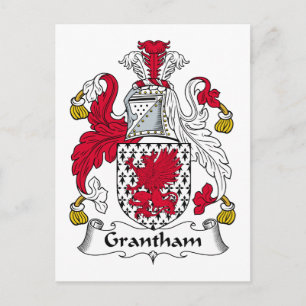 Grantham Familienwappen Postkarte