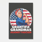 Grantifa Omas gegen Faschismus Post-it Klebezettel (Vorderseite)