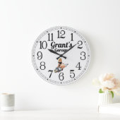 Grant's Garage Spark Plug-Button Große Wanduhr (Zuhause)