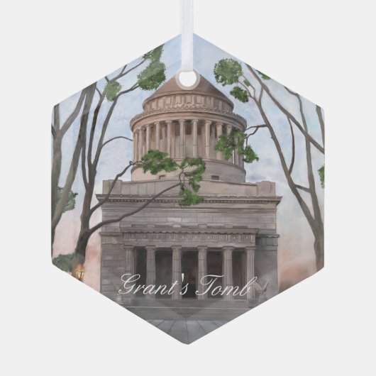 Grant's Grab Ornament Aus Glas (Vorderseite)