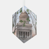 Grant's Grab Ornament Aus Glas (Vorderseite Links)