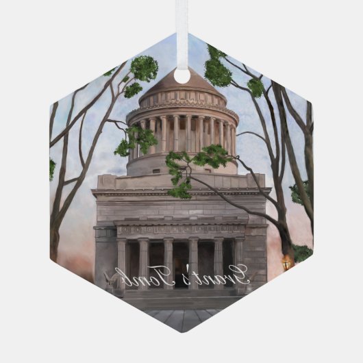 Grant's Grab Ornament Aus Glas (Rückseite)