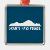 Grants Pass Oregon Bitte Ornament Aus Metall (Vorne)