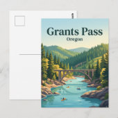 Grants Pass, Oregon Postkarte (Vorne/Hinten)