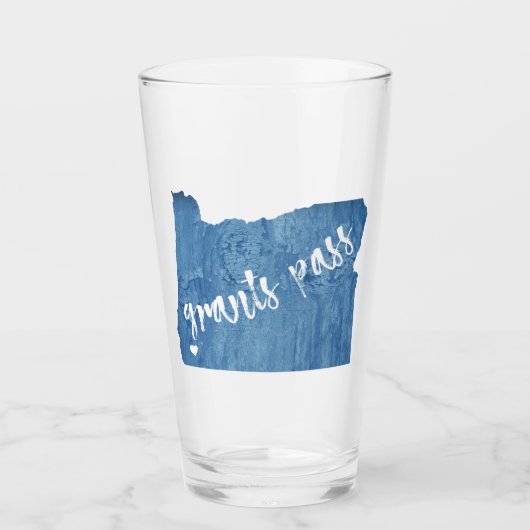 Grants Pass Oregon Wood Grain Glas (Vorderseite)