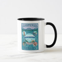 Grants Pass, OregonScenic Travel Poster