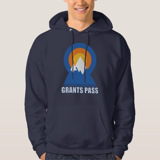 Grants Pass Wanderung Sunset Hoodie (Vorderseite)