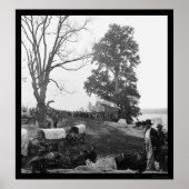 Grant's Wilderness Campaign Wagon Train 1864 Poster (Vorne)