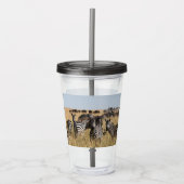 Grant's Zebra Acryltrinkbecher (Vorderseite)