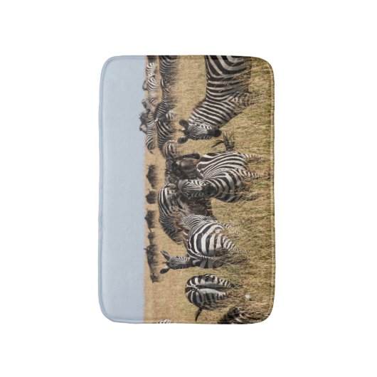 Grant's Zebra Bath Mat Badematte (Vorderseite Vertikal)