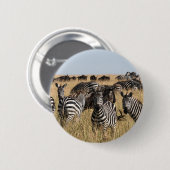 Grant's Zebra Button (Vorne & Hinten)