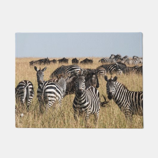 Grant's Zebra Doormat Fußmatte (Vorderseite)