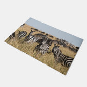 Grant's Zebra Fußmatte (Schrägansicht)