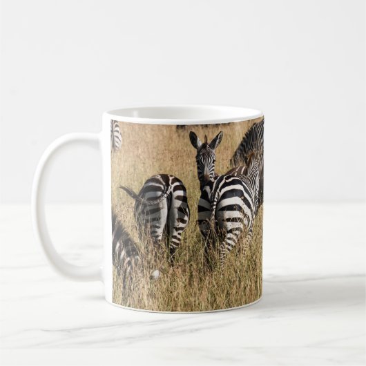 Grant's Zebra-Kaffee-Tasse Kaffeetasse (Links)