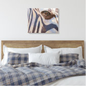 Grant's Zebra Leinwanddruck (Insitu (Schlafzimmer))