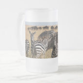 Grant's Zebra Mattglas Bierglas (Vorderseite Links)