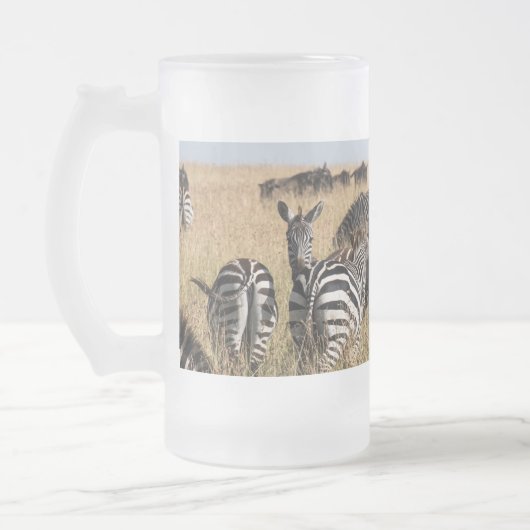 Grant's Zebra Mattglas Bierglas (Links)