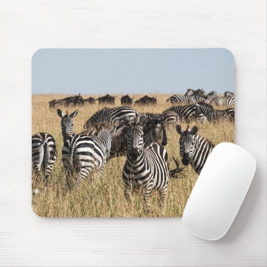 Grant's Zebra Mouse Pad Mousepad (Mit Mouse)