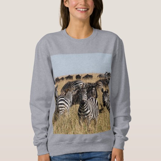 Grant's Zebra Sweatshirt (Vorderseite)