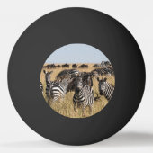 Grant's Zebra Tischtennisball (Rückseite)