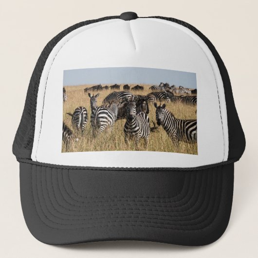 Grant's Zebra Truckerkappe (Vorderseite)