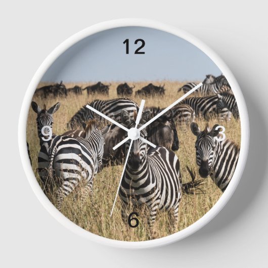 Grant's Zebra Uhr (Vorderseite)