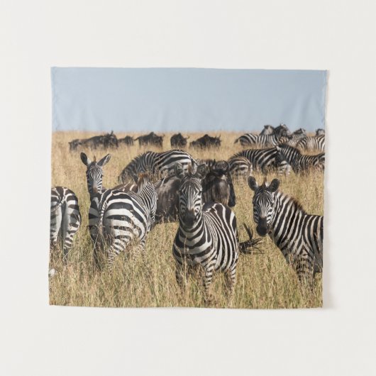 Grant's Zebra Wandteppich (Vorderseite (Horizontal))