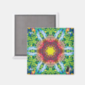 Granular Kaleidoskop Magnet (Vorderseite/Rückseite)