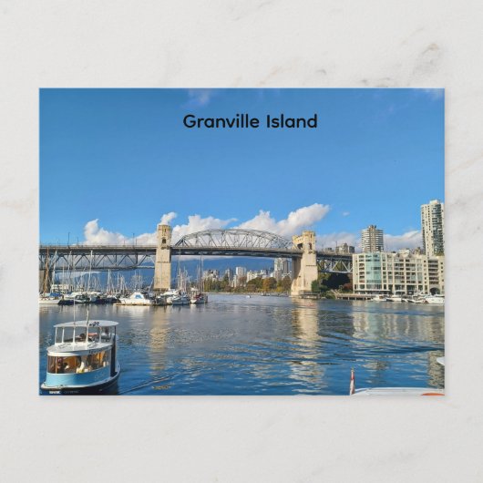Granville Island Postkarte (Vorderseite)