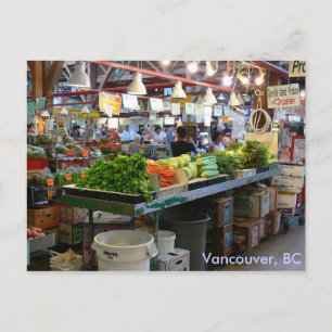 Granville Market - Vancouver, BC Postkarte