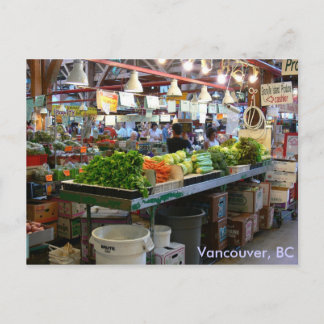 Granville Market - Vancouver, BC Postkarte