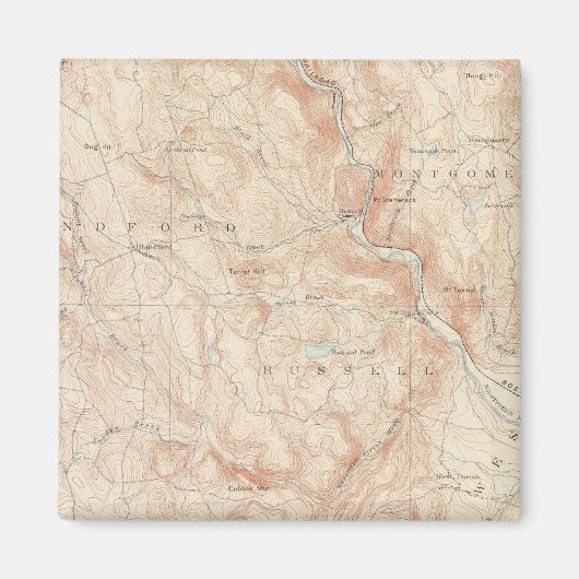 Granville, Massachusetts Magnet (Vorne)