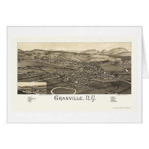Granville, NY panoramische Karte - 1886
