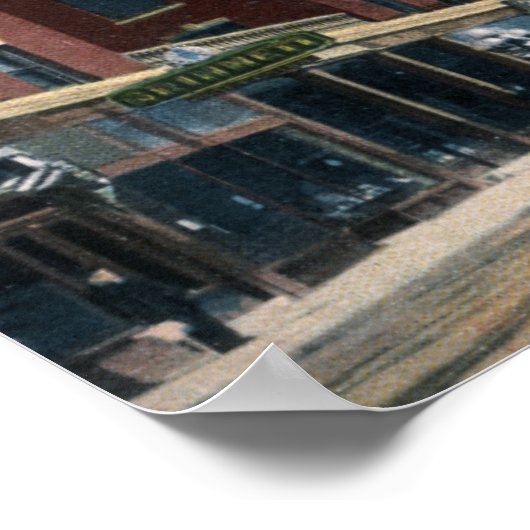 Granville Street View Poster (Ecke)