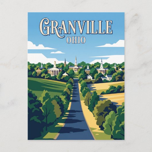 Granville USA Postkarte (Vorderseite)