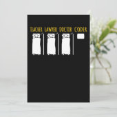 Grap des IT-Coding-Programmierers für PCs Dankeskarte (Stehend Vorderseite)