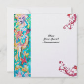 GRAPE FAIRE TALE 2 Metallisches Eis Einladung (Rückseite)